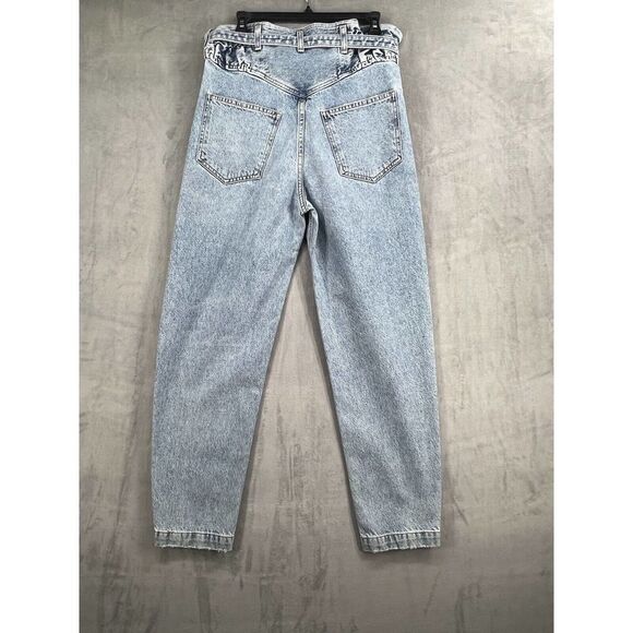 New AGOLDE Riya Elasticated High Rise Peg Jeans - Picture 6 of 11